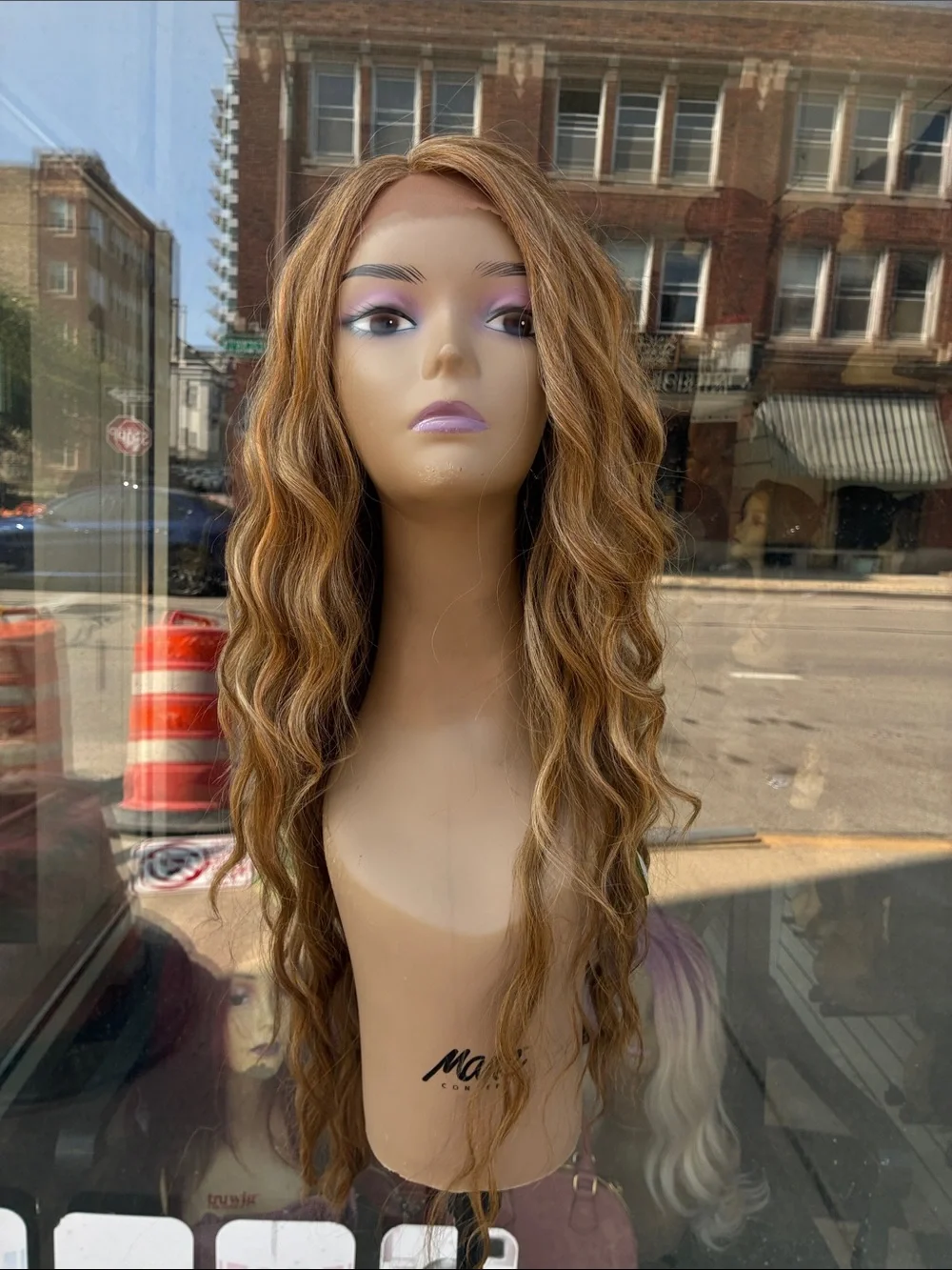 Long Wavy Wig - Honey Blonde